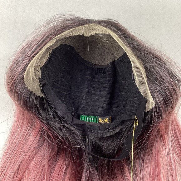 Catherine TT1B/RO.PK Long Straight Layers 13x7 Glueless Lace Front Wig Synthetic - Picture 7 of 9